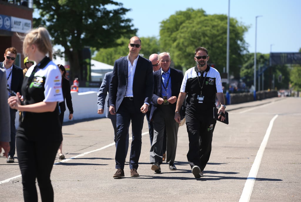 Prince William at the Isle of Man TT June 2018 Pictures