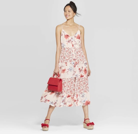 target floral midi dress