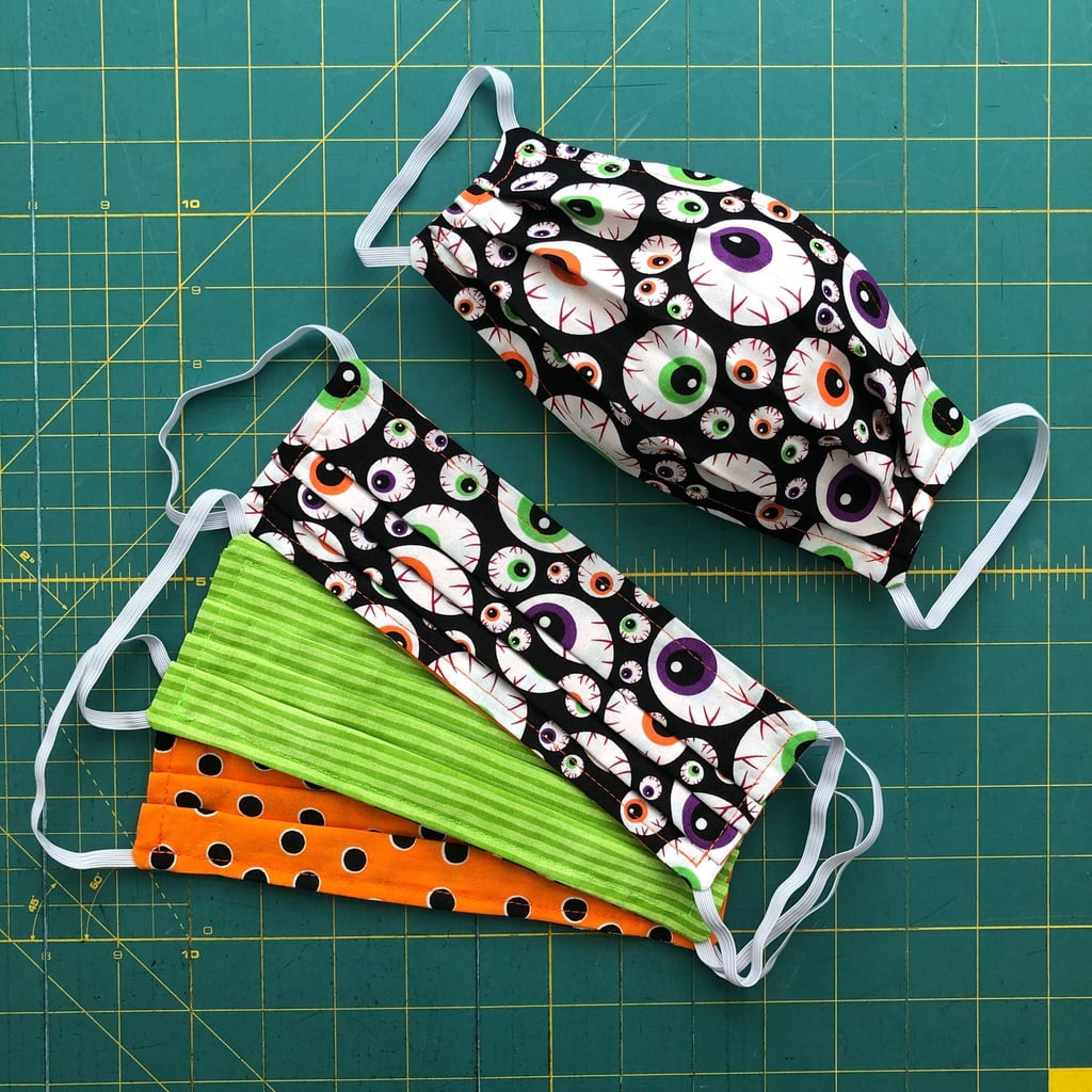 Spooky Eyeballs Face Mask Halloween Face Masks POPSUGAR Smart