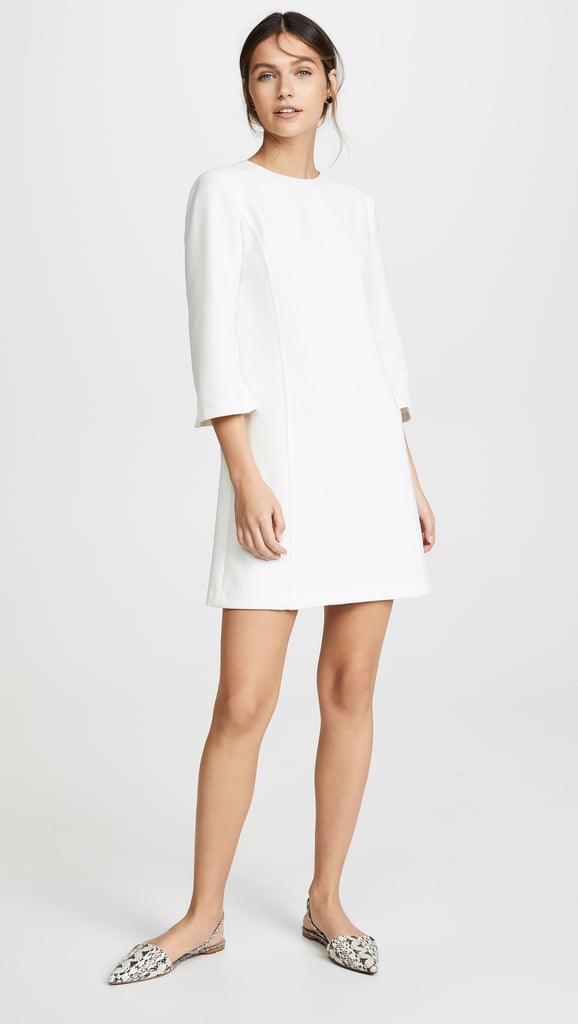 Alice + Olivia Gem 3/4 Sleeve Shift Dress