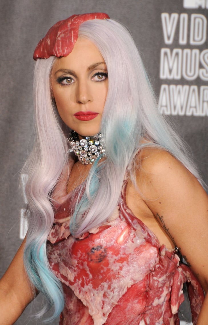 Who could forget Lady Gaga's blue streaks and steak hair ...