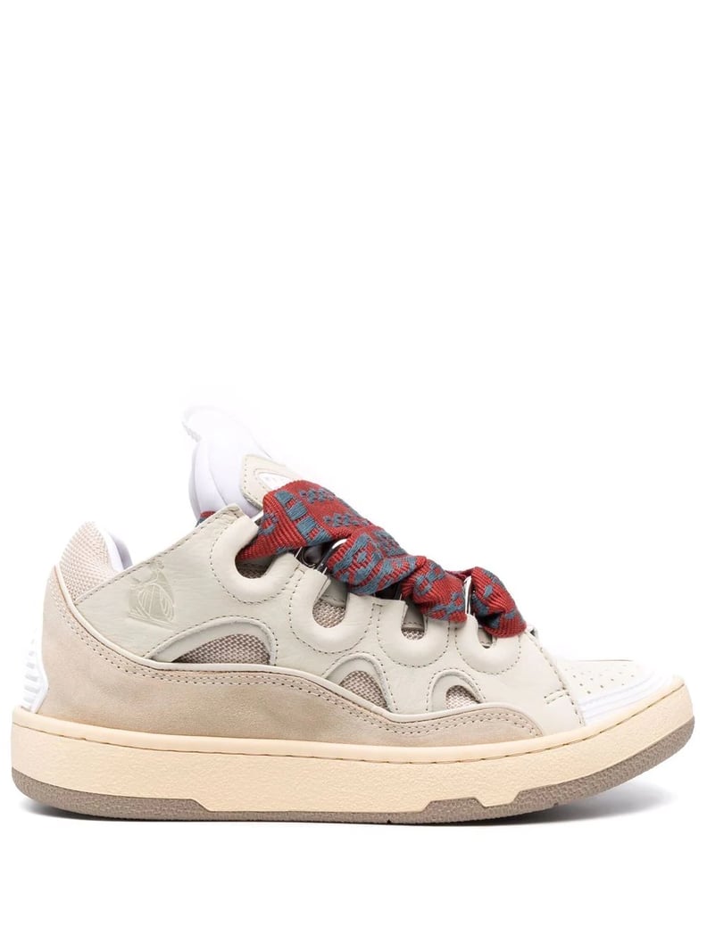 Lanvin Curb Lace-Up Sneakers