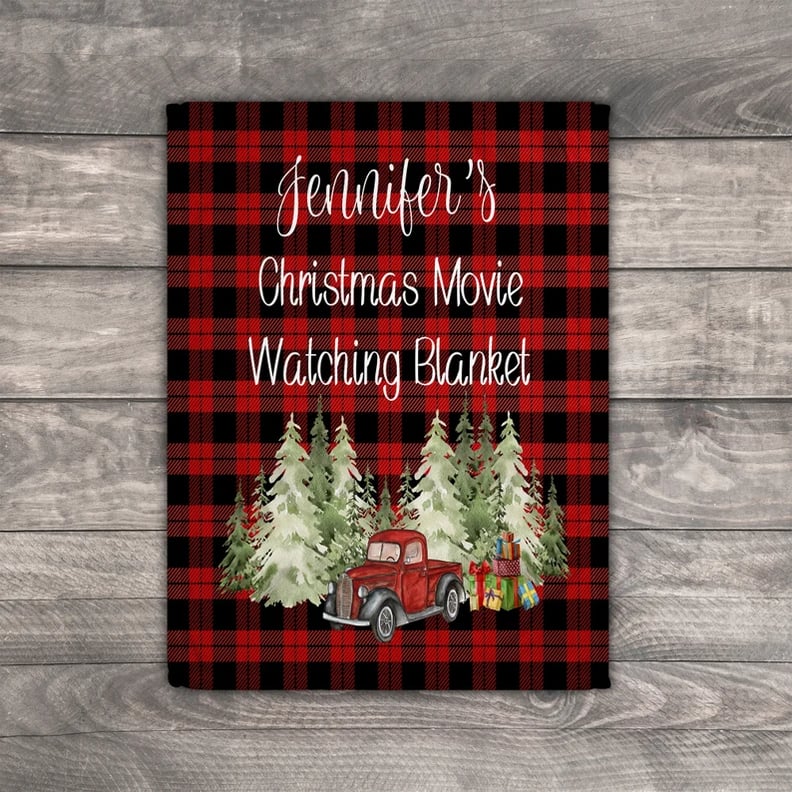 Hallmark Personalized This Is My Christmas Watching Blanket