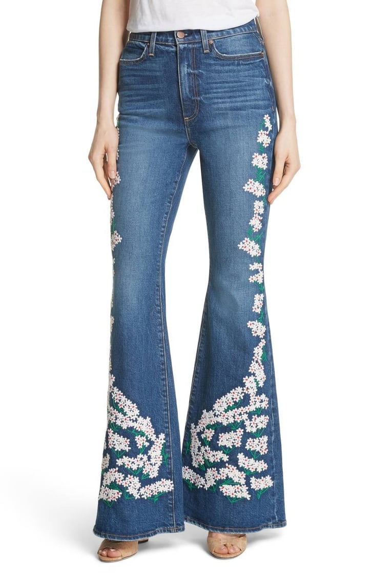 Best Embroidered Jeans 2018 | POPSUGAR Fashion