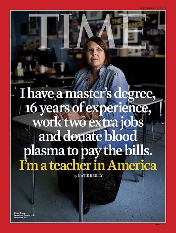 Time Magazine Teacher Covers September 2018