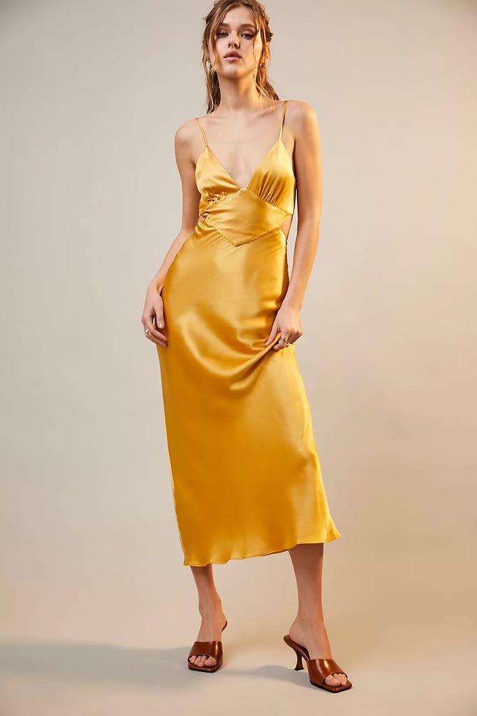 A Golden Moment: Shona Joy Alma Backless Midi Dress