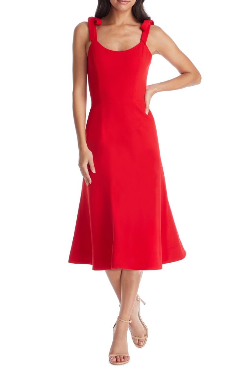 Dress the Population Hana Tie-Shoulder Cocktail Dress