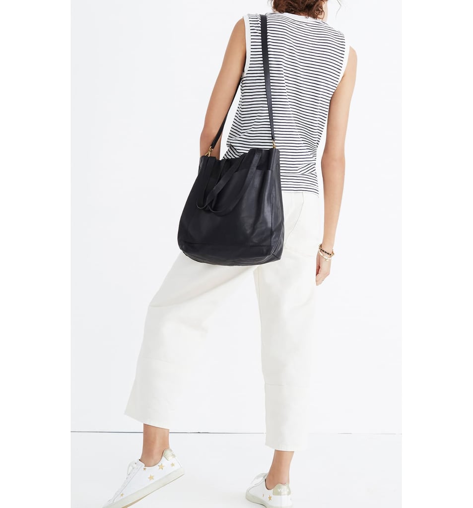 Madewell Medium Leather Transport Tote