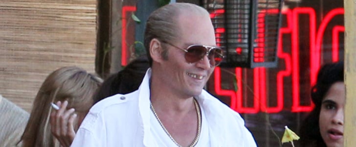 Johnny Depp Balding as Whitey Bulger on Black Mass Set