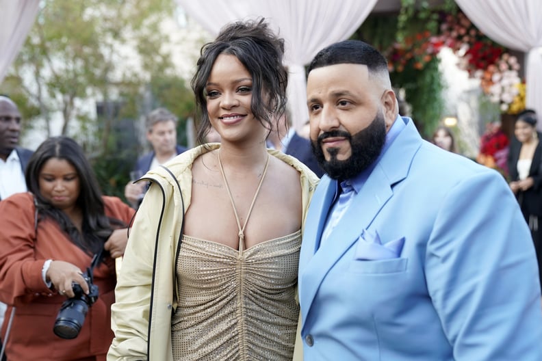 Rihanna and DJ Khaled at the 2020 Roc Nation Brunch in LA