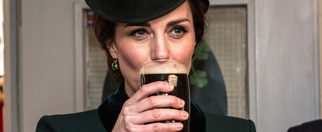 Kate Middleton Drinking Guinness on St. Patrick's Day 2017