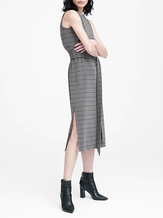 Striped Ponte Tank Dress