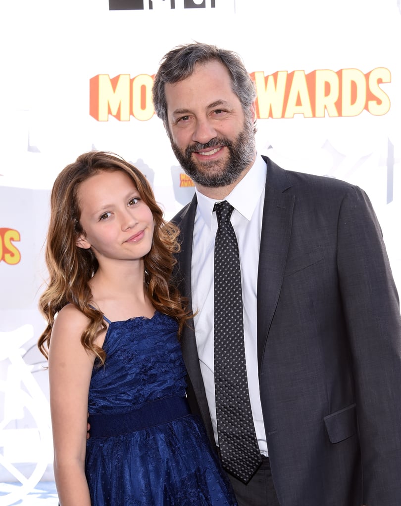 Judd and Iris Apatow at the MTV Movie Awards 2015