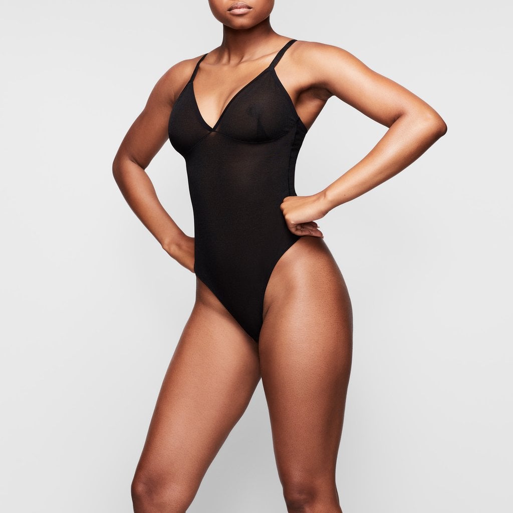 skims sheer sculpt low back shapewear jnder whiits｜TikTok Search