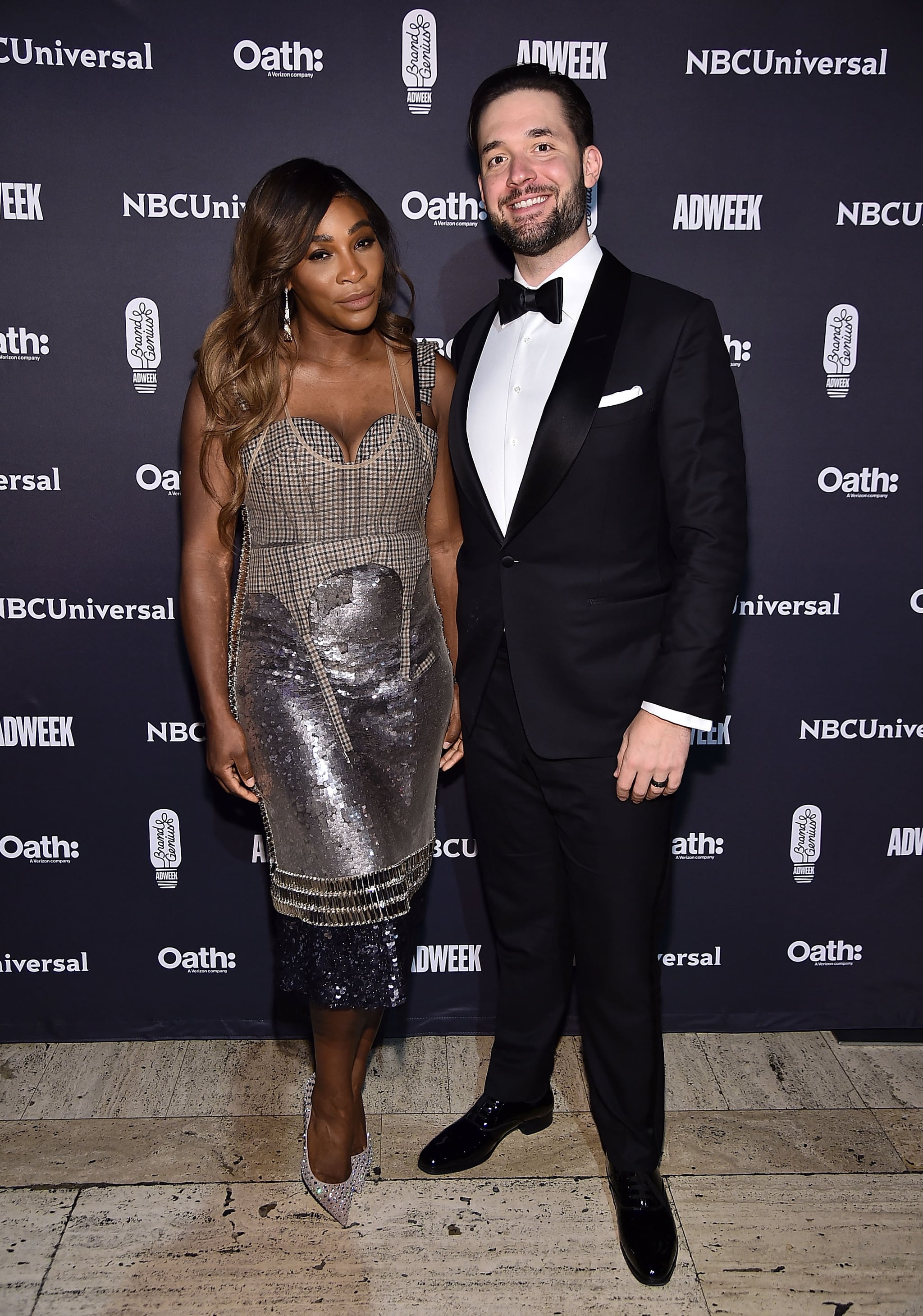 Serena Williams And Alexis Ohanian At Brand Genius Awards Popsugar Celebrity