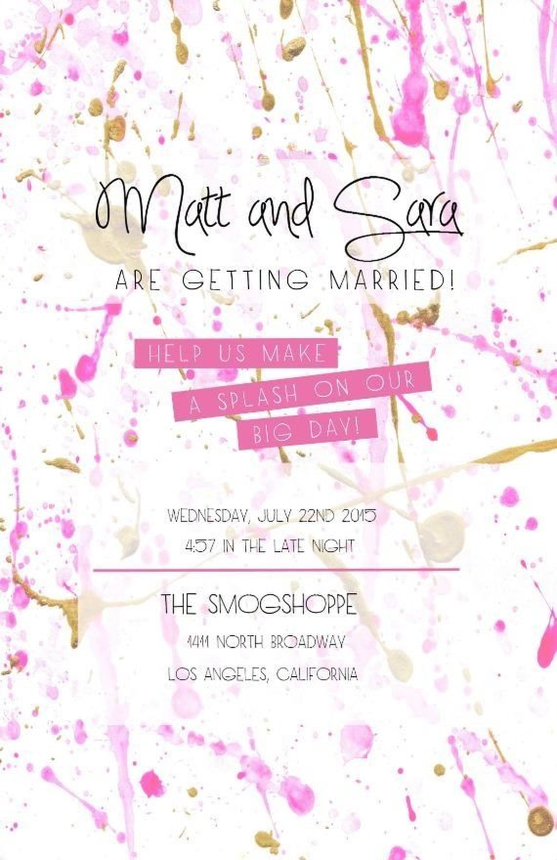 Free Printable Wedding Invitations PS Smart Living