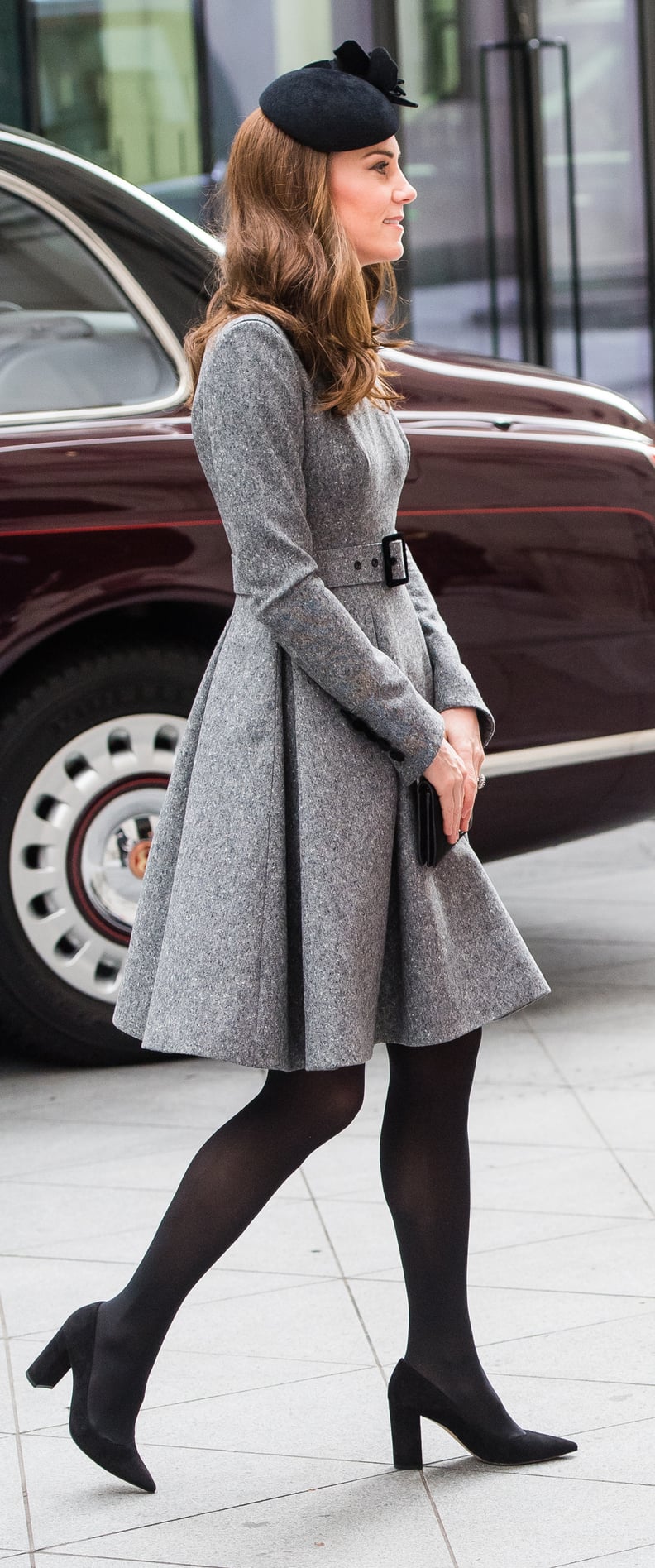 Kate middleton grey coat dress shop
