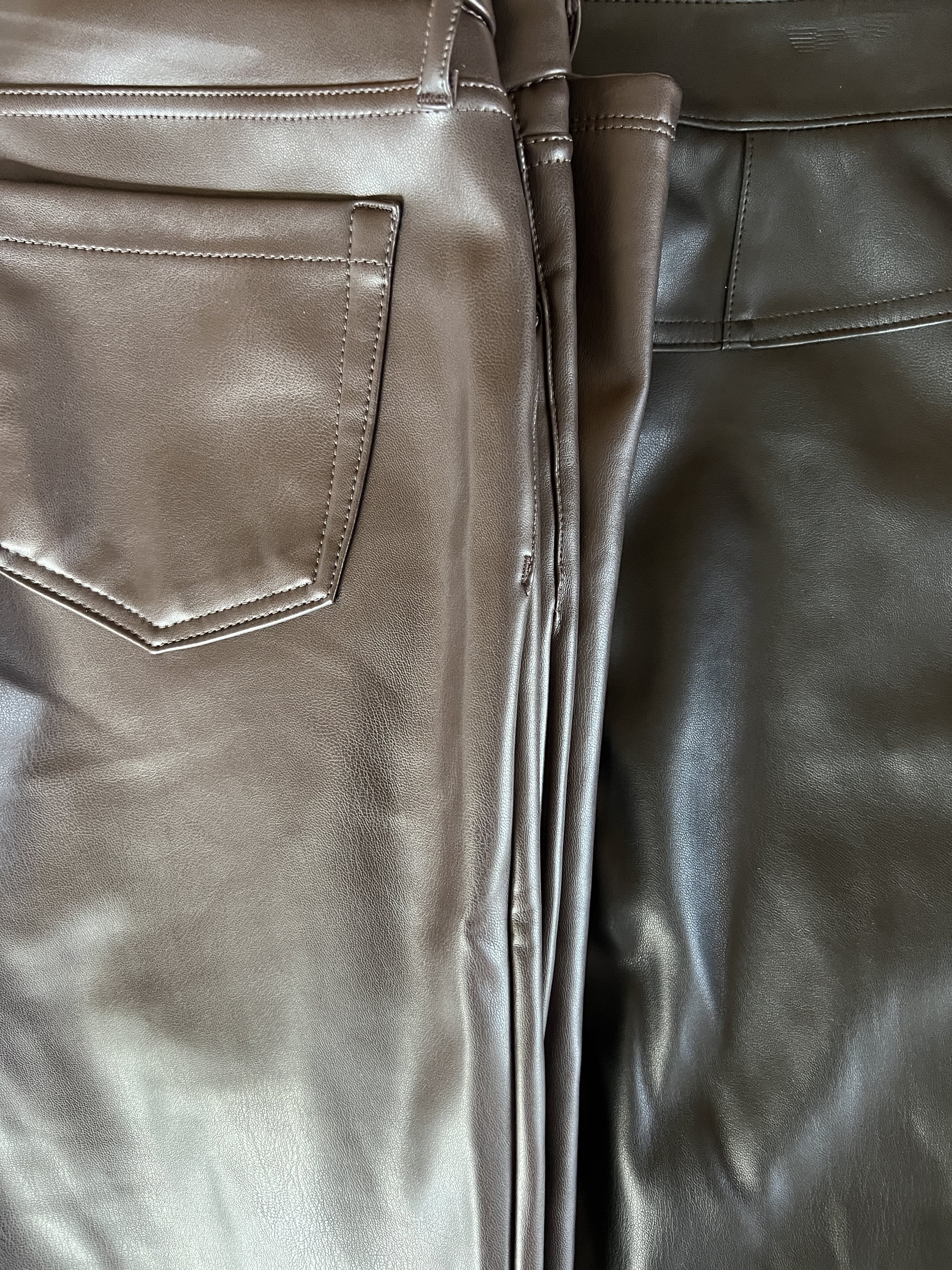 NYDJ Faux-Leather Marilyn Straight Pants Review