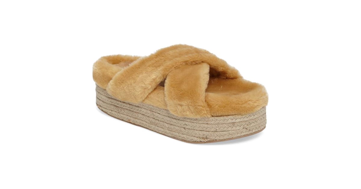 jeffrey campbell fur slides