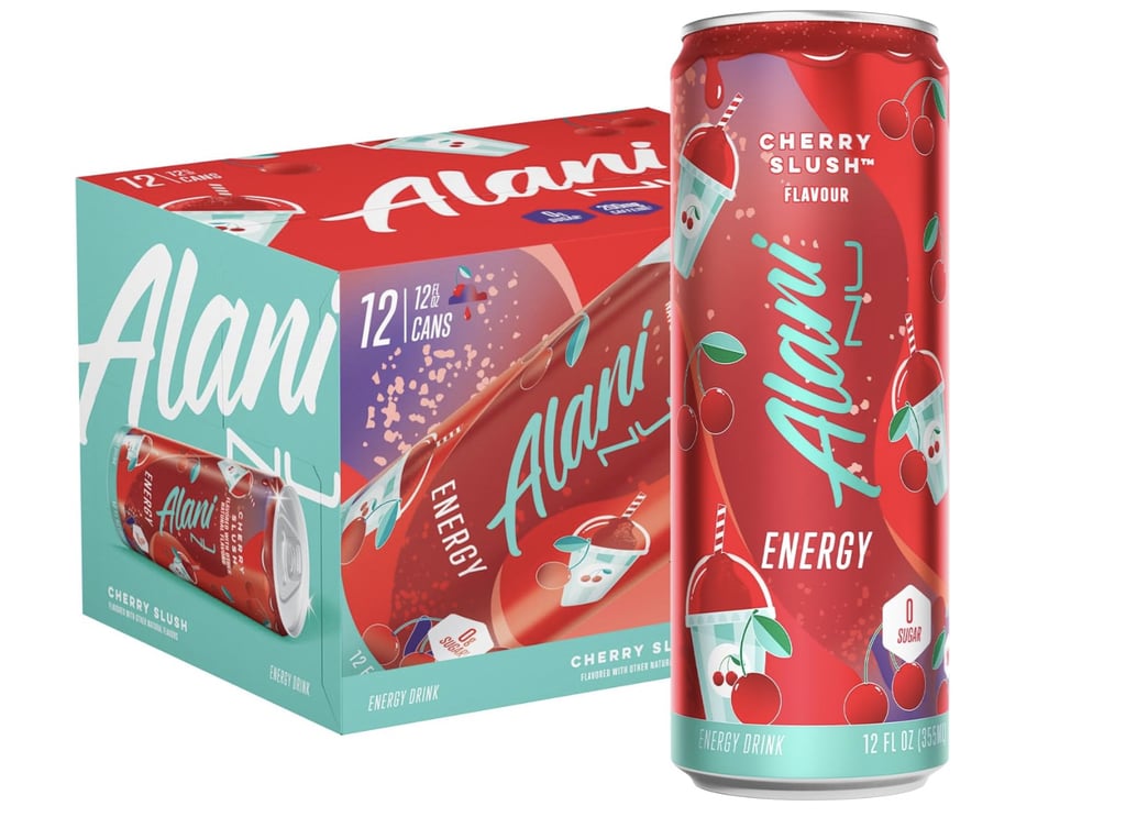 Alani Nu Cherry Slush Energy Drinks (Pack of 12) ($15, originally $20) 
If you love a cherry-flavored pick-me-up before your workout, you're in luck. Alani Nu's Cherry Slush Pre-Workout is half off right now. Shoppers — including me — can't get enough of the sweet, nostalgic flavor and the 200mg caffeine boost that delivers just the right jolt.