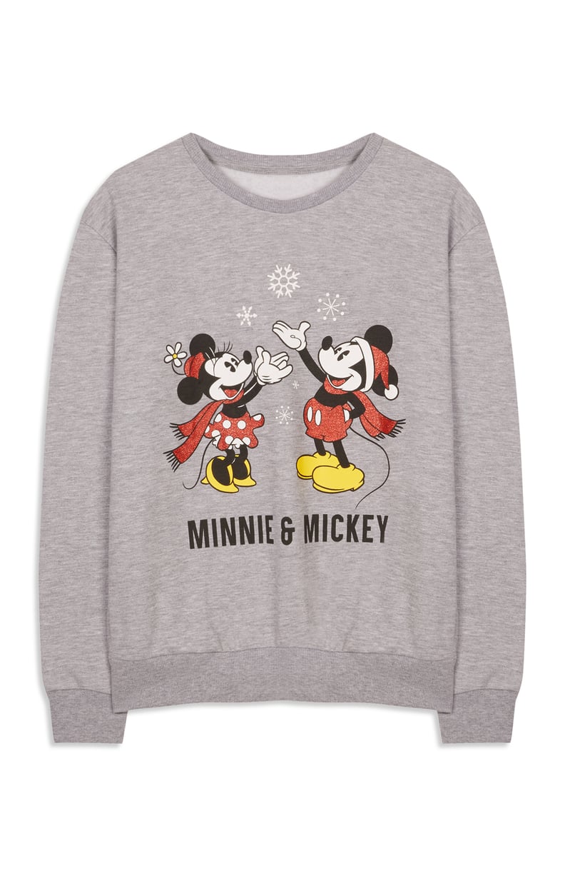 Minnie and Mickey Snow Sweatshirt ($16)