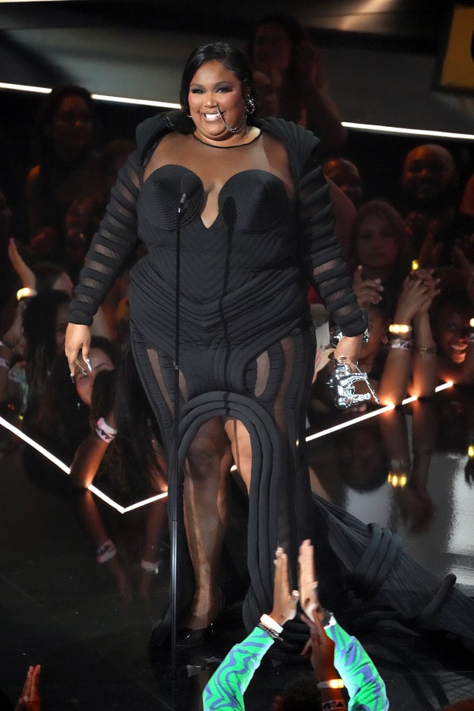 Lizzo's Cone Bra Dress at the MTV VMAs | Photos