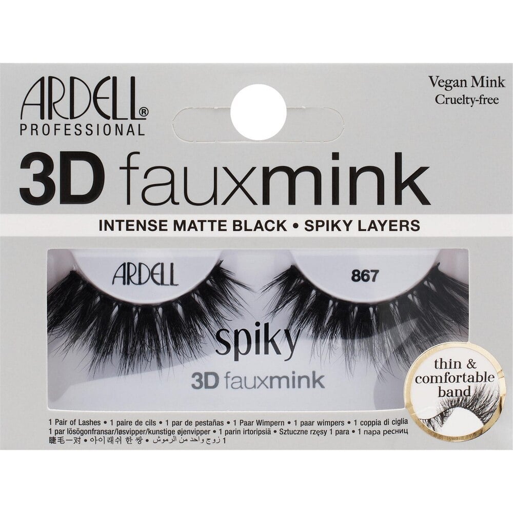 Ardell 3D Faux Mink False Eyelashes Spiky 867 ($8)
As a makeup minimalist by day, there are very few occasions where I reach for a fake lash to elevate my look. But Halloween is definitely at the top of that list. You can add maximum volume, wispy layering, or shimmery streaks to your lash line with complete ease.
