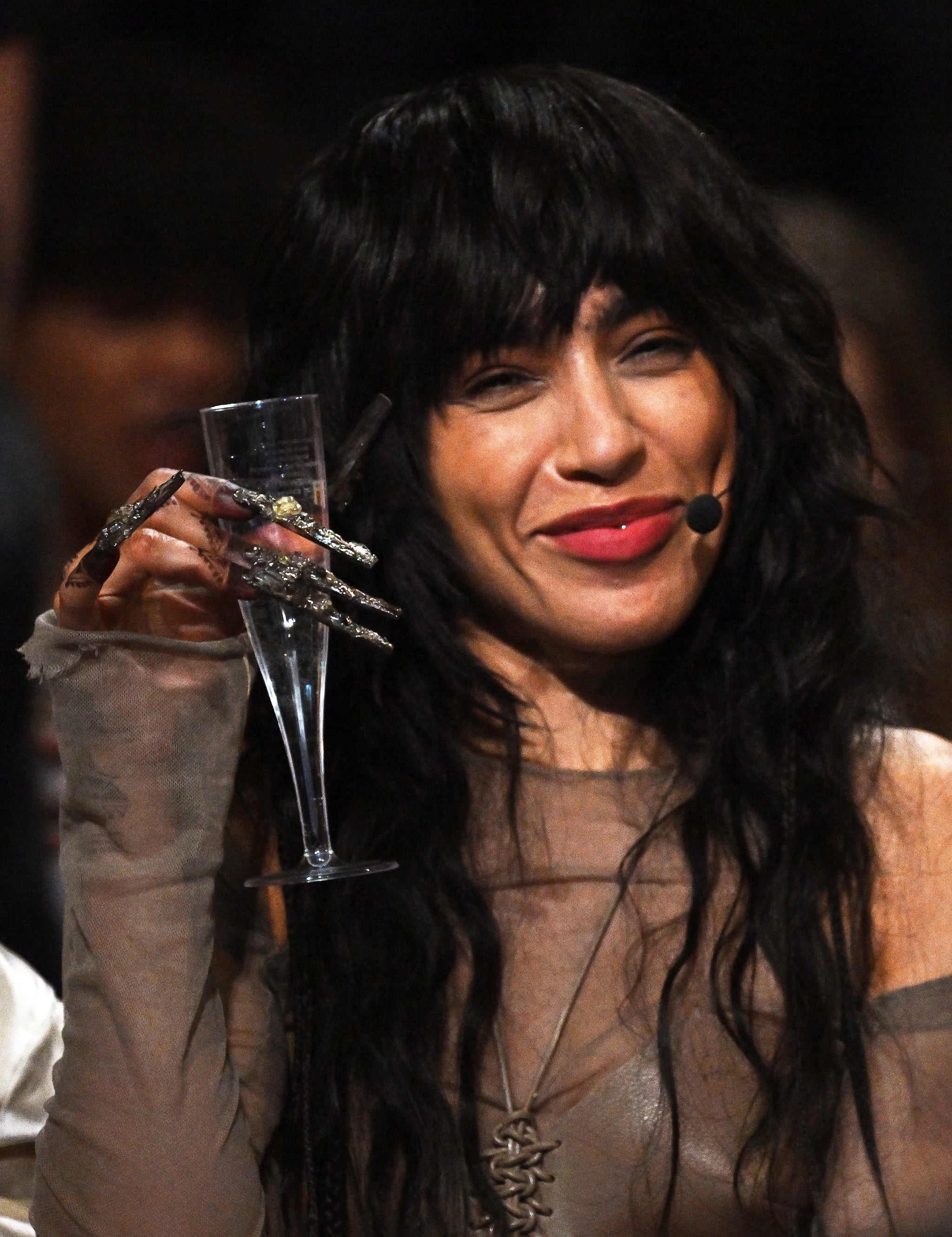 13 May 2023, Great Britain, Liverpool: Loreen from Sweden reacts after her performance at the final of the 67th Eurovision Song Contest (ESC) at M&S Bank Arena. Photo: Peter Kneffel/dpa (Photo by Peter Kneffel/picture alliance via Getty Images)