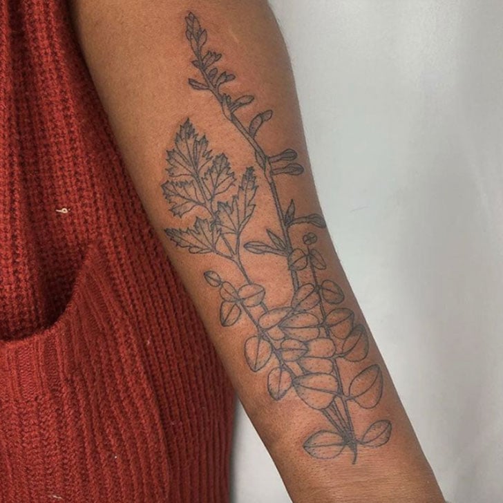 Leaf Tattoos Popsugar Beauty Australia