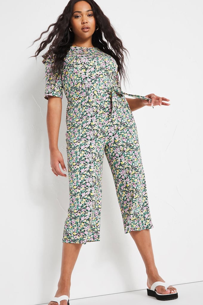 simply be. Ditsy Floral Culotte Jumpsuit