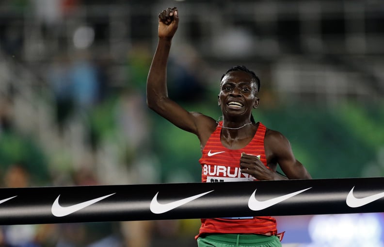 Team Burundi's Francine Niyonsaba: Winner of the Women's 2 Miles