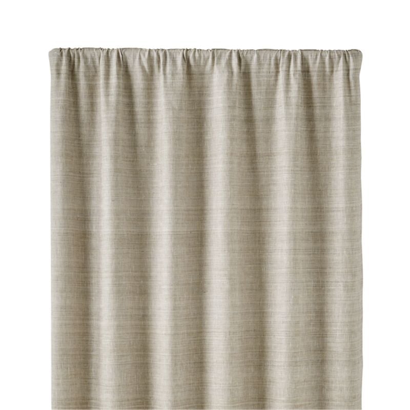 Madeline: Silvana Grey Silk Curtain Panel