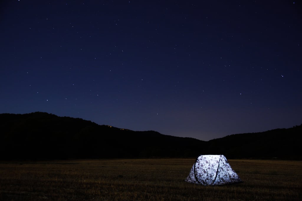 Sleep under the stars. Sleep under the stars.