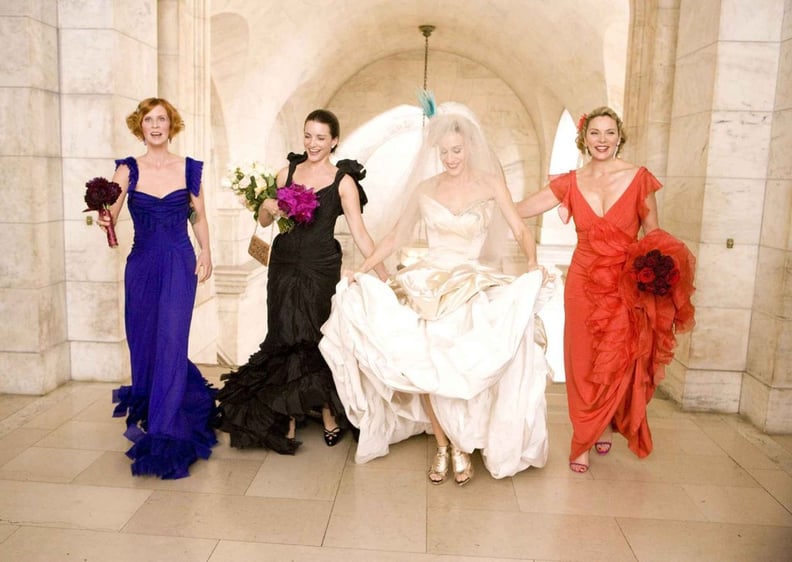 Multicolored Bridesmaids' Dresses
