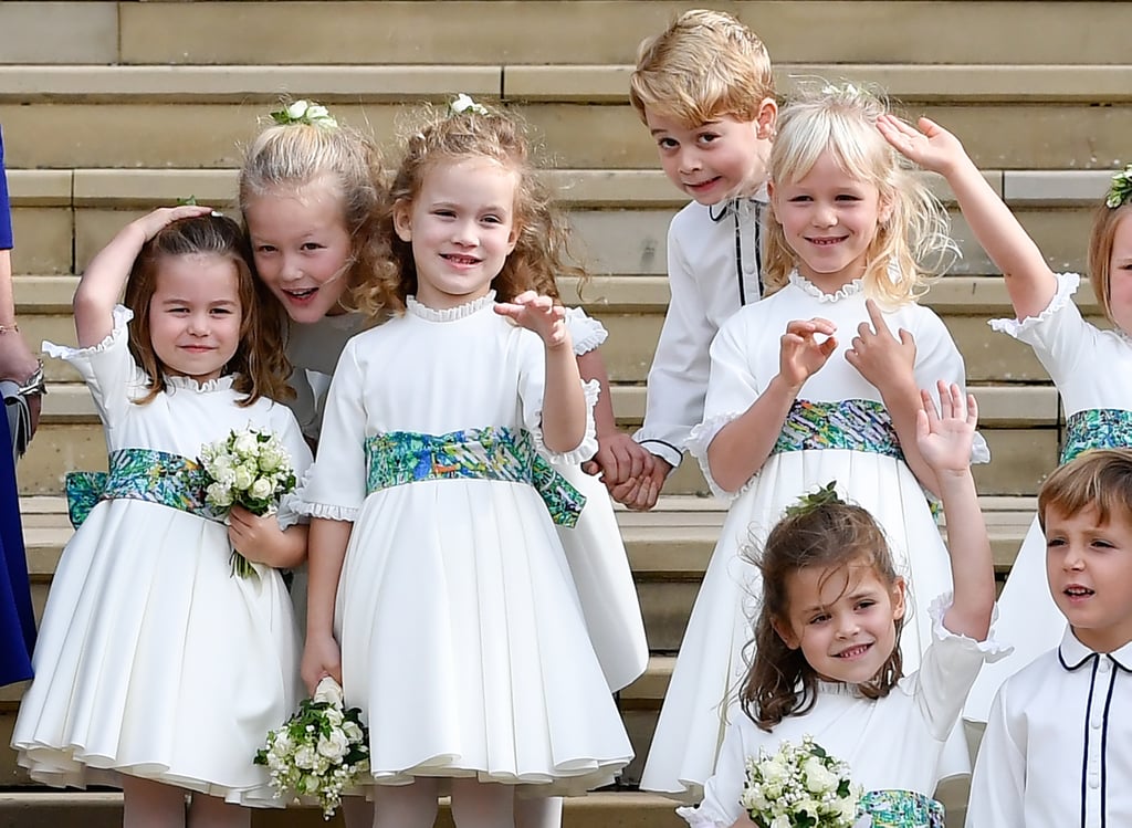 George and Charlotte at Eugenie's Wedding Pictures