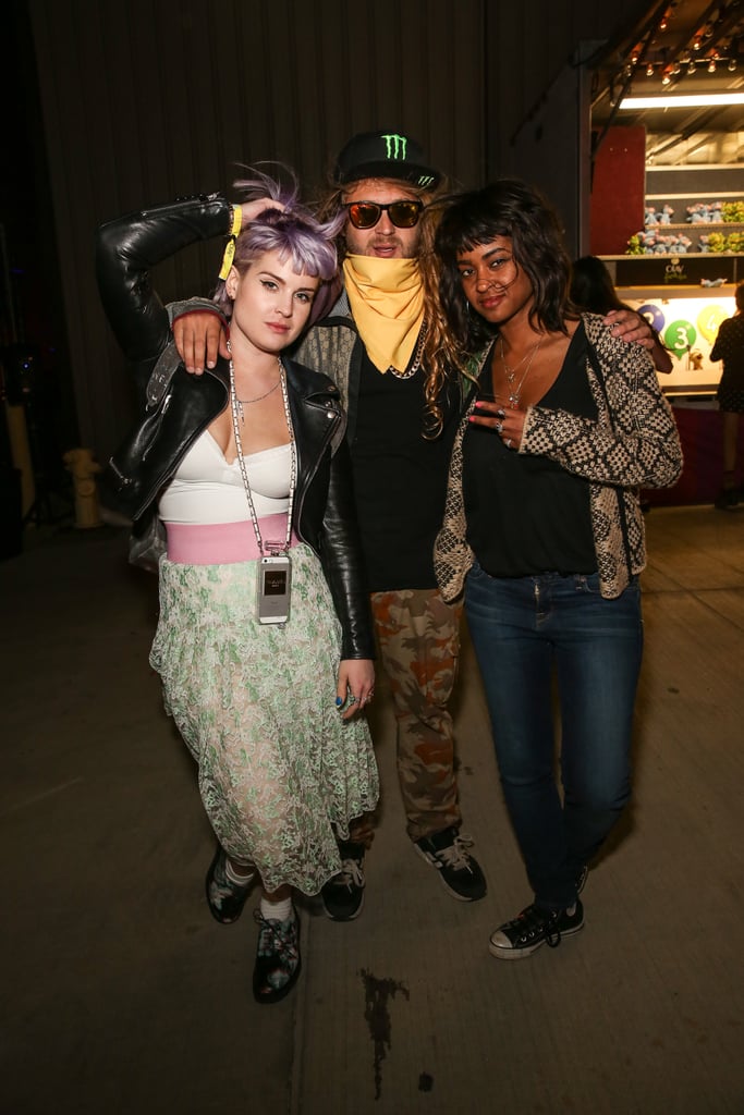 Kelly Osbourne hung out with friends.