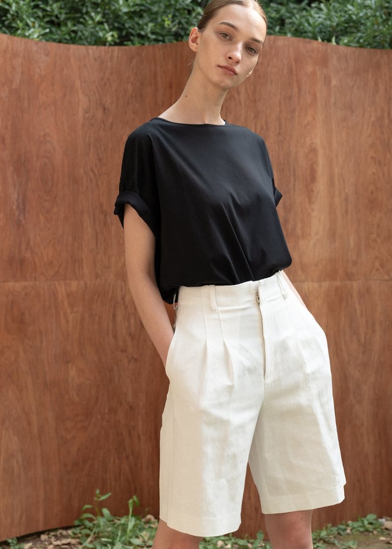 Lvir Two Pleats Half Pants