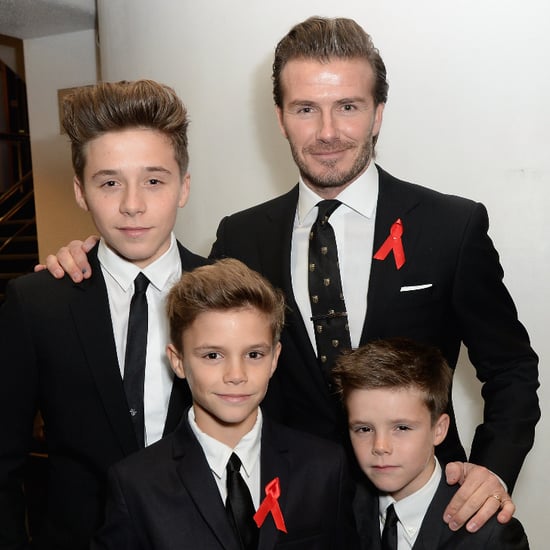 Brooklyn and David Beckham Share Clothes