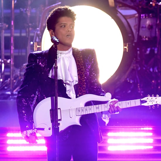 Bruno Mars Prince Tribute Video at the 2017 Grammys