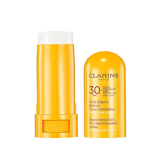 Not only is Clarins Sunscreen Stick ($26) all-natural and perfect for sensitive skin, but also, its easy-to-use stick application makes it a winner.