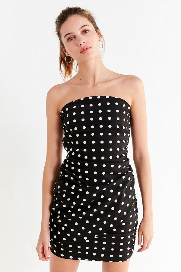 Lioness You Spin Me Round Strapless Dress