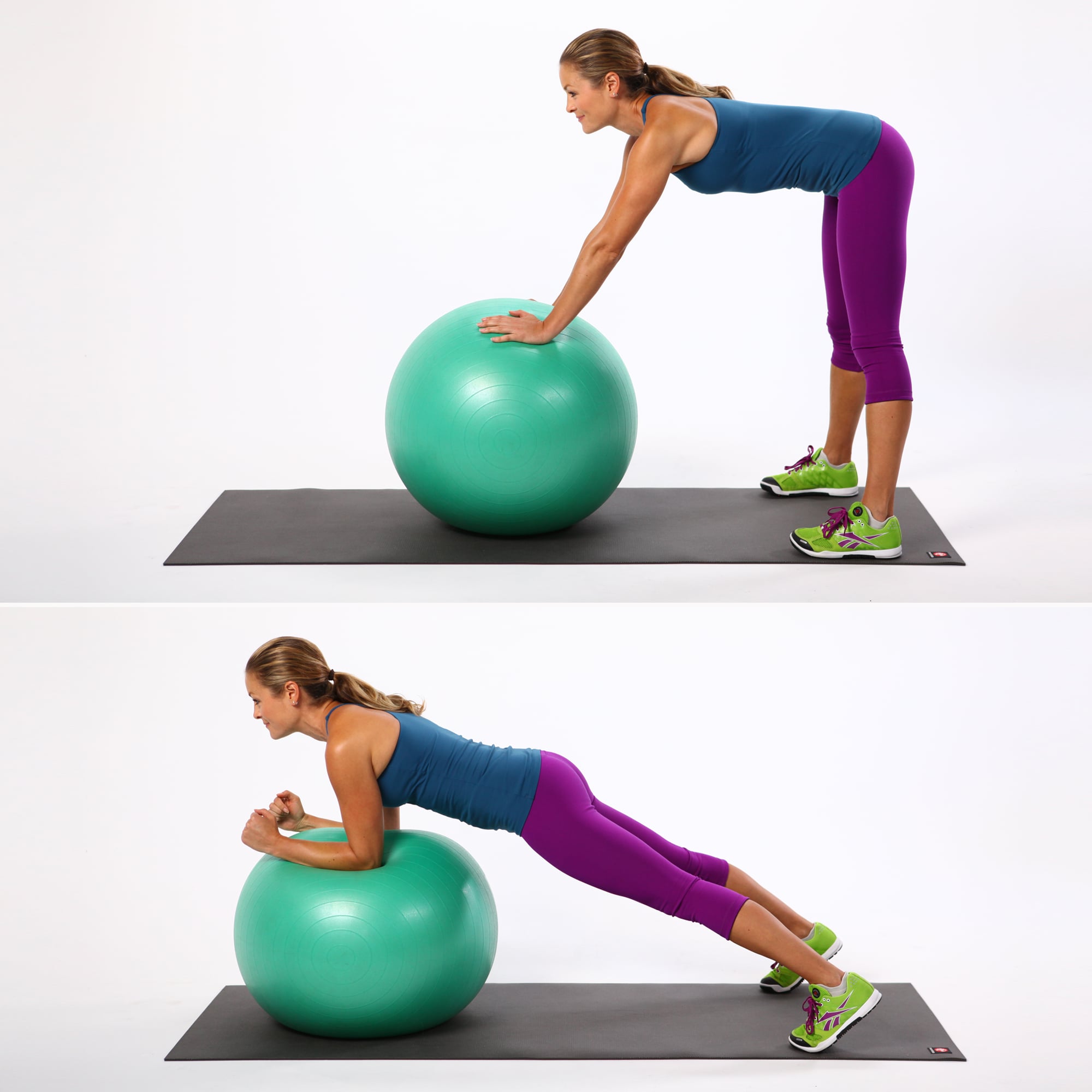 exercise ball roll out