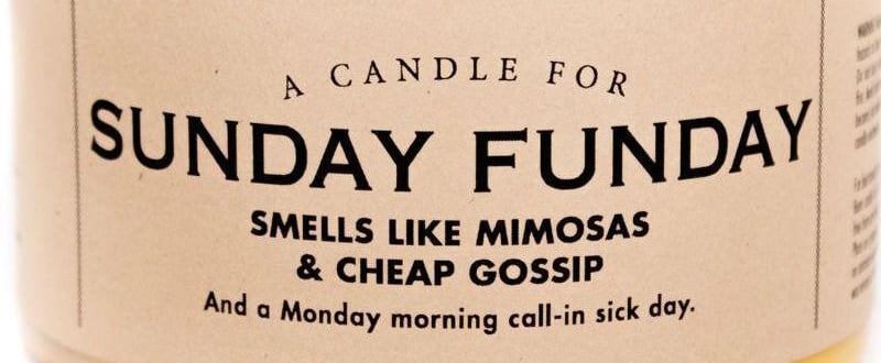 This Sunday Funday Candle Is "Sippy Cup Wine" Scented