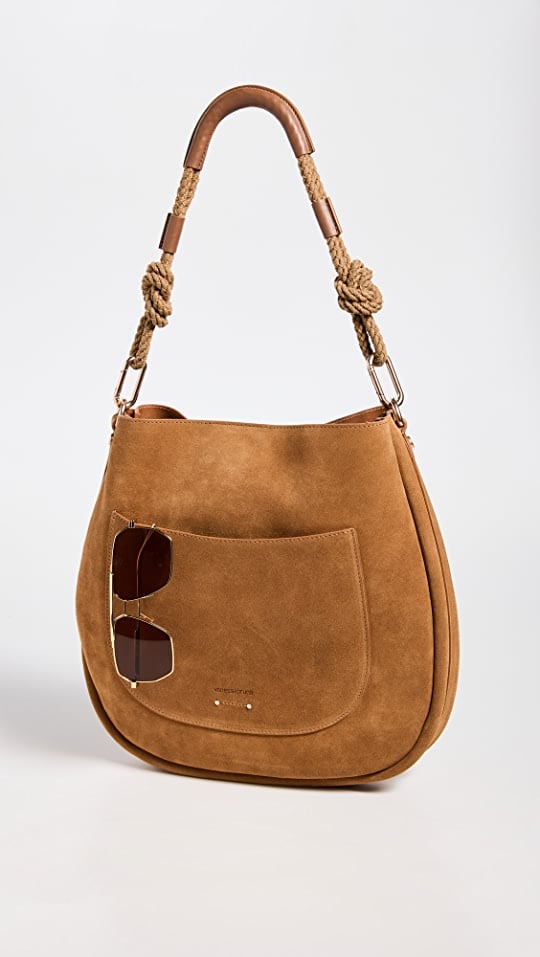 A Suede Shoulder Bag: Vanessa Bruno Hobo Rond