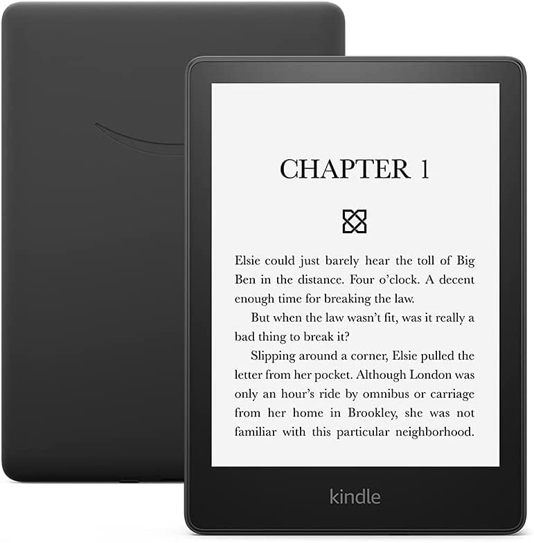 Kindle Paperwhite (16 GB) ($160)
If he's a bookworm, get him the Kindle Paperwhite. It has a 7-inch display with a warm light, so it's easier on the eyes. A single charge can last weeks, and it's also waterproof. He can use it day or night, indoors or outdoors.