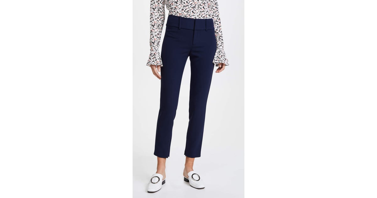 Alice + Olivia Stacey Slim Ankle Pants 