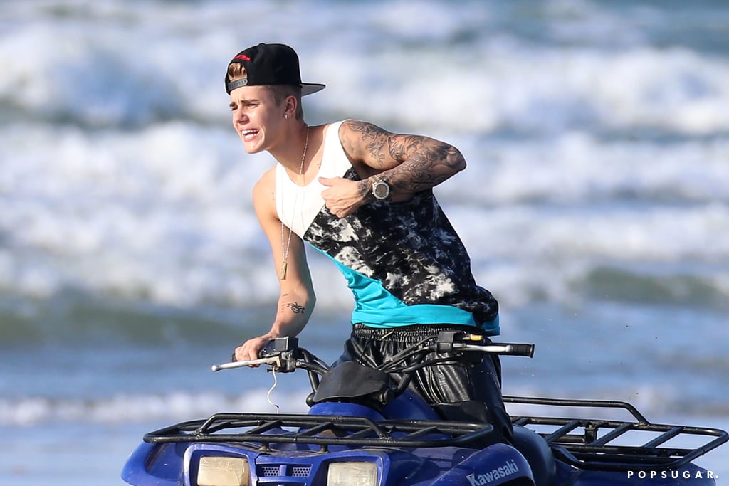 Justin Bieber Cries on ATV in Panama After Arrest