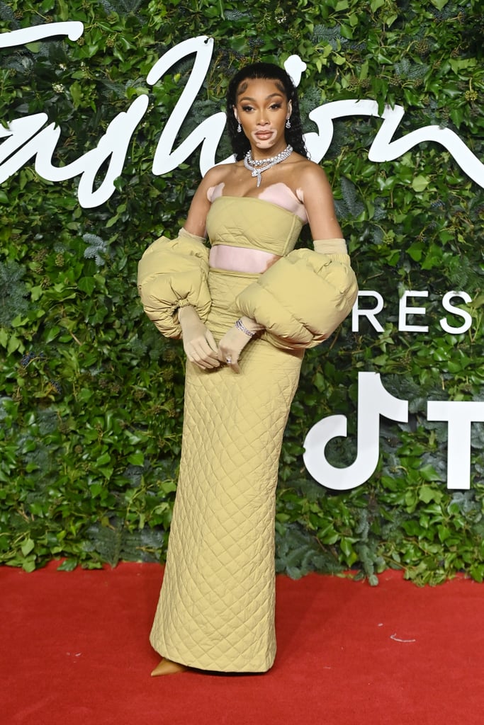 Winnie Harlow at the 2021 Fashion Awards