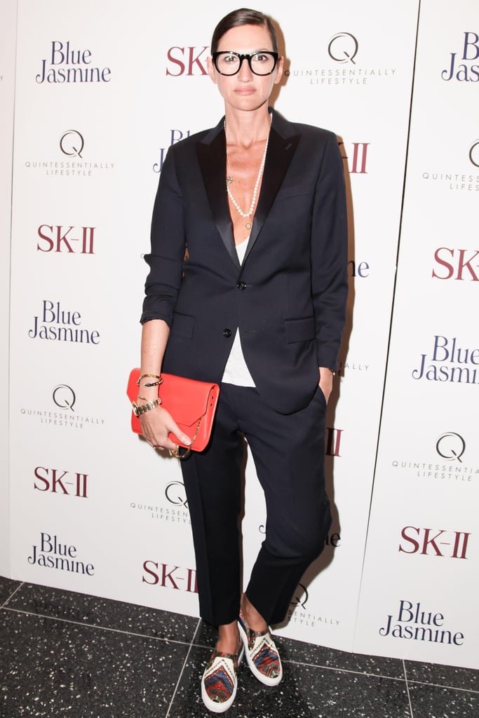 And that it's totally OK to wear sneakers with something fancy.