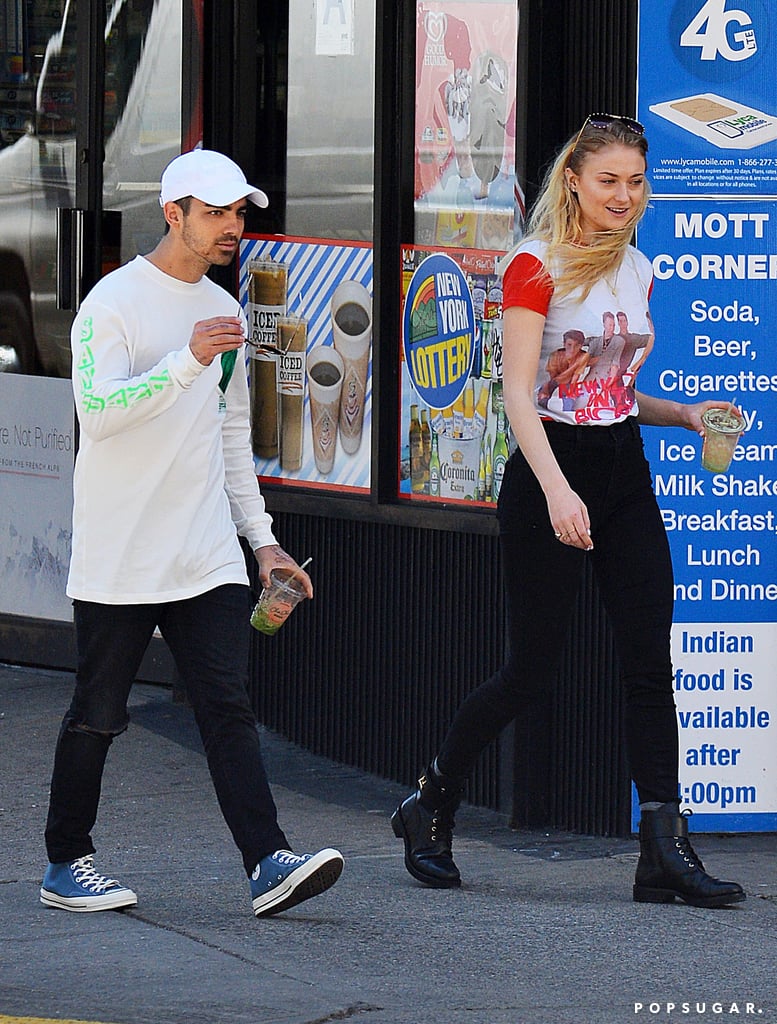Sophie Turner and Joe Jonas Out in NYC April 2017